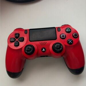 Sony PS4 Red and Black Controller